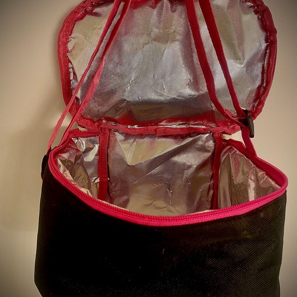 Stylish Black and Pink Women's Bag